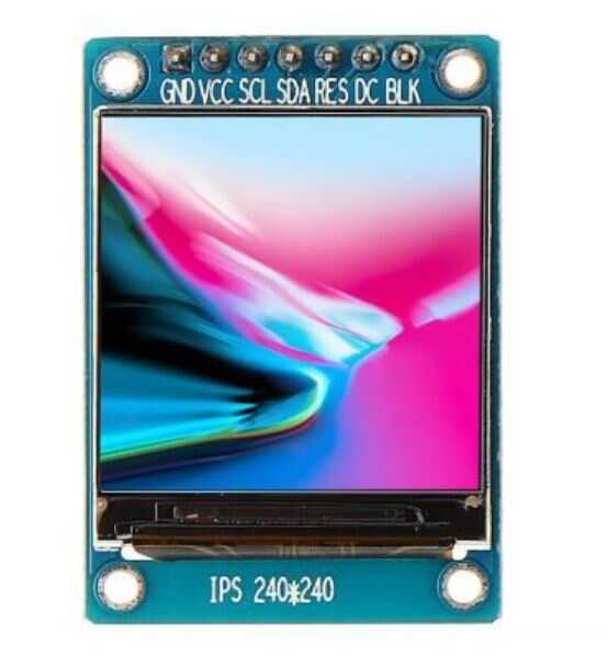 1.3 inch 240x240 SPI İletişimli IPS HD TFT ST7789 LCD OLED Ekran